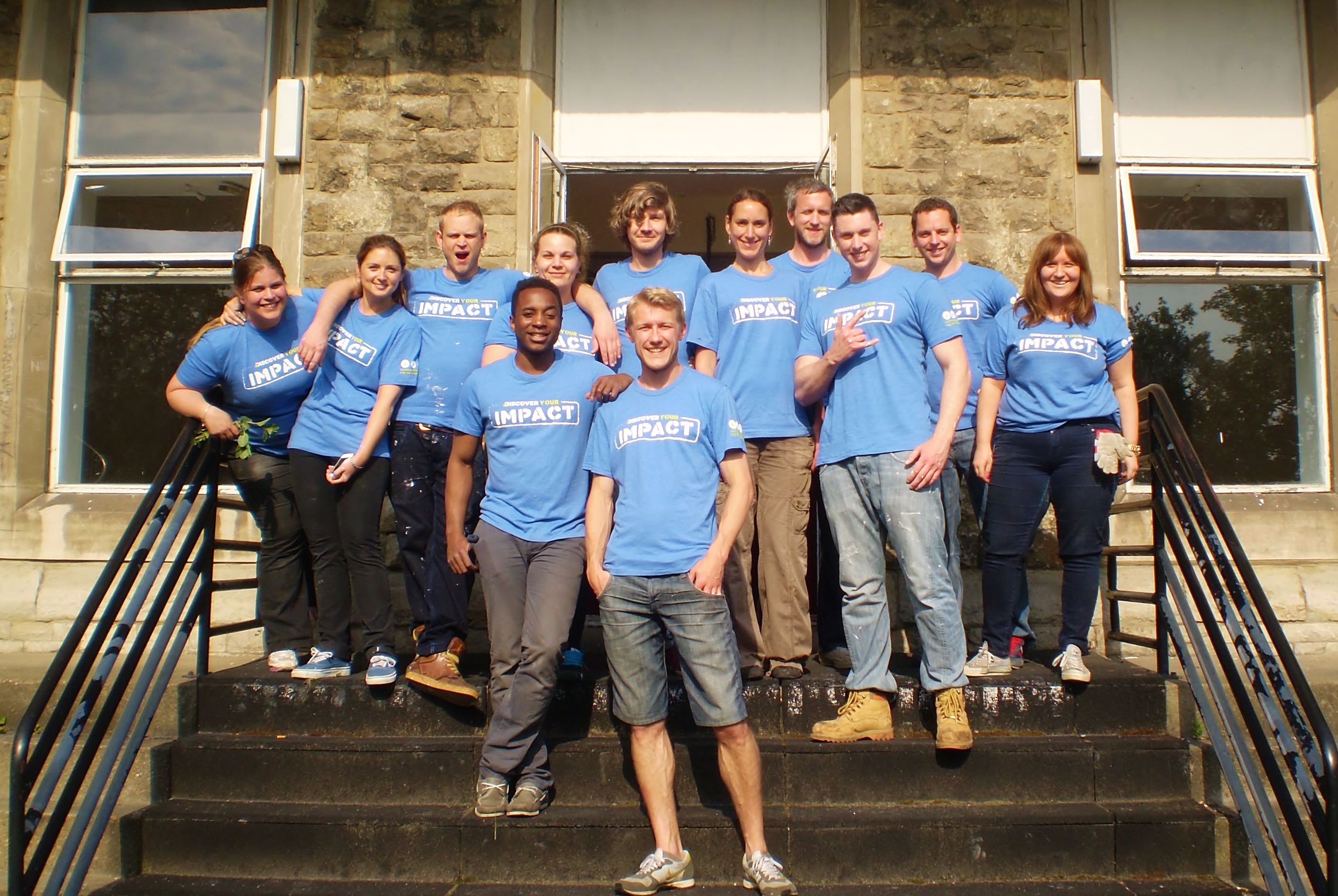 The team from Discovery Communications at Telegraph Hill Centre, 7th June 2013