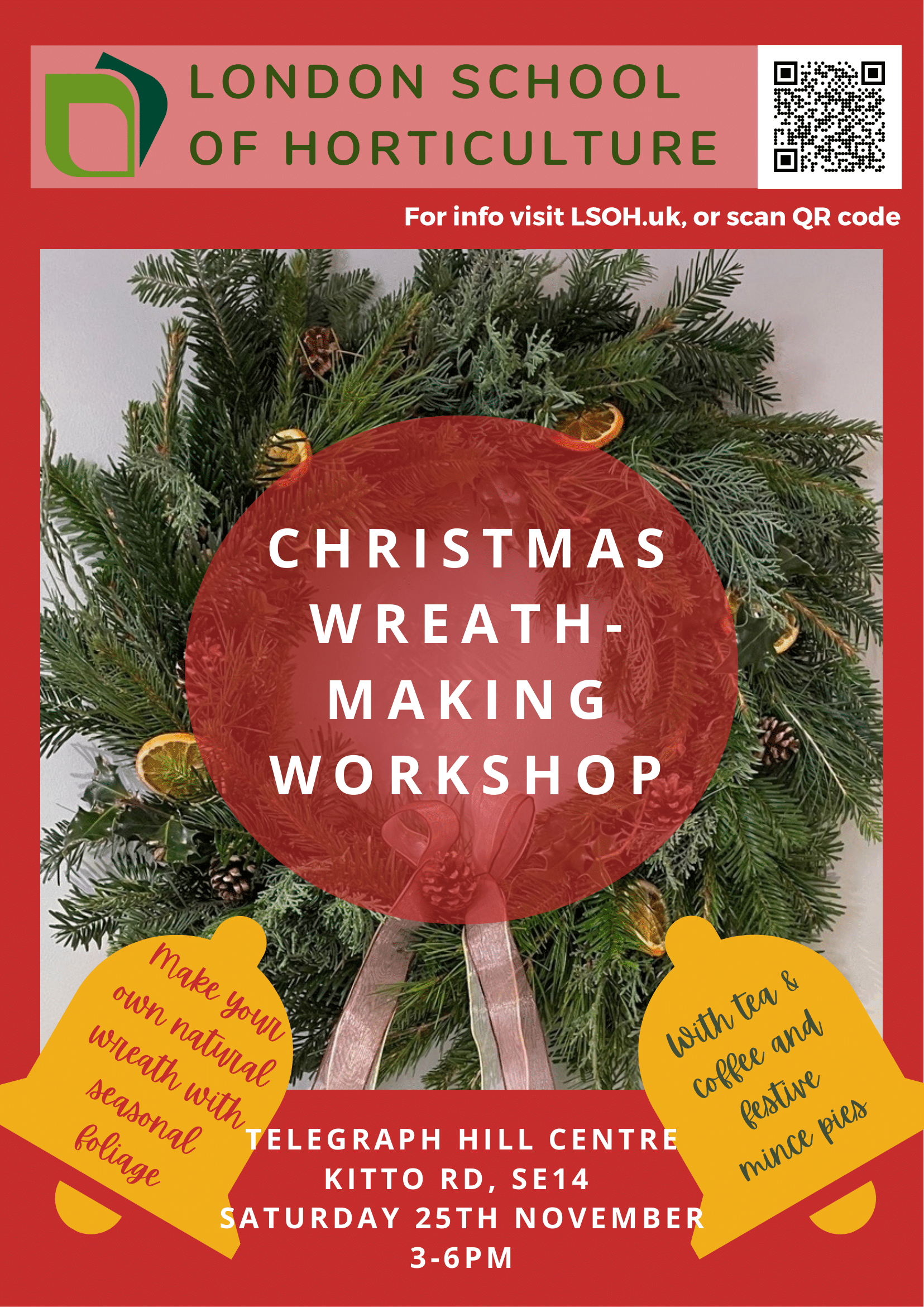 London School of Horticulture – Wreath Making Workshop